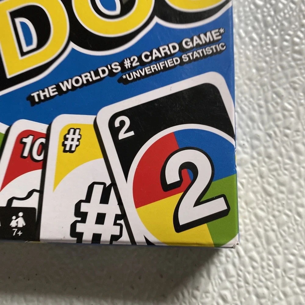 Mattel‎ DOS Card Game Unisex OS Multicolor Good Sealed Decks Family Fun